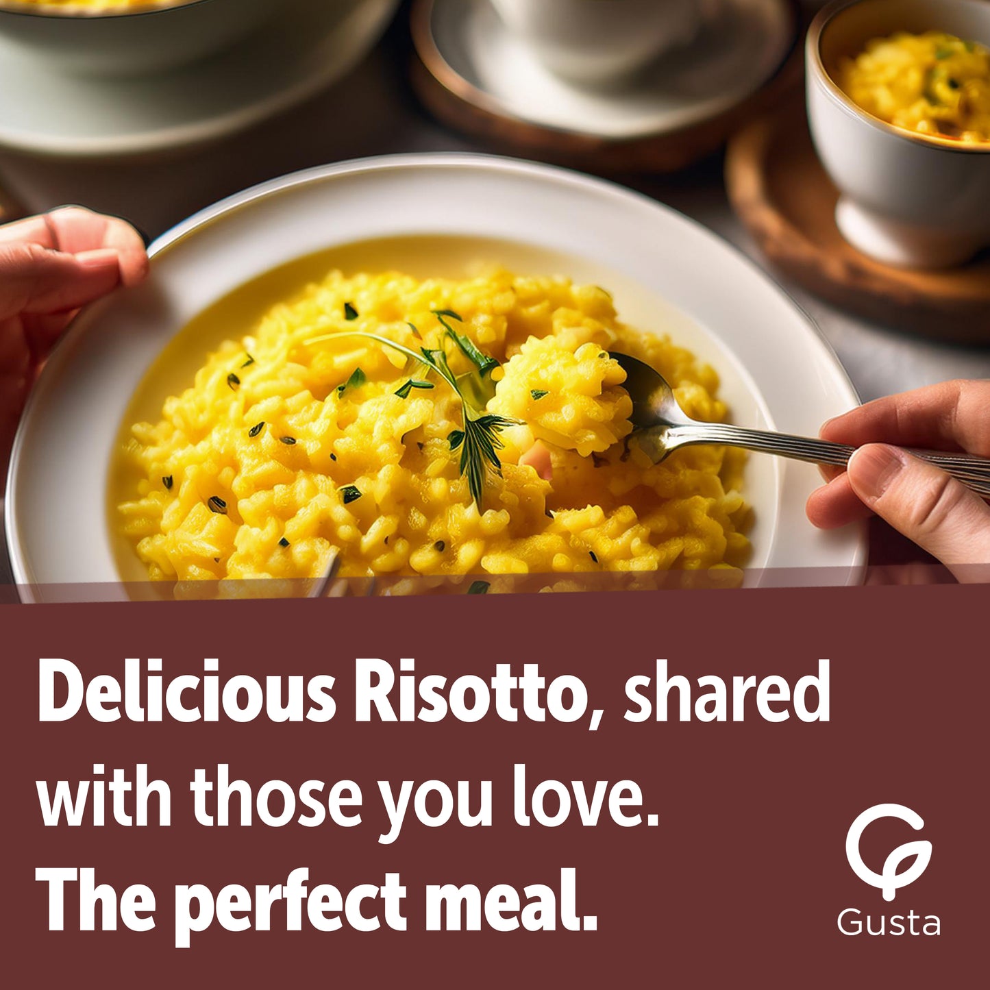 Gusta Risotto alla Milanese Meal Kit - Makes 5 Meals with Recipe Booklet