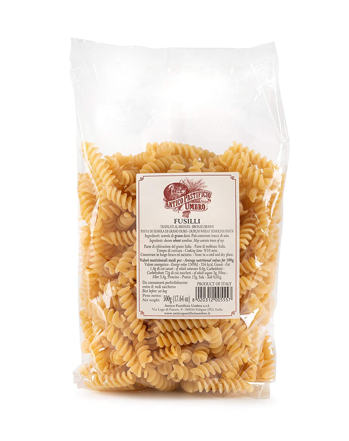 Gusta Gourmet Gift Basket - Premium Italian Products - Made in Italy - Classic Pasta Menu