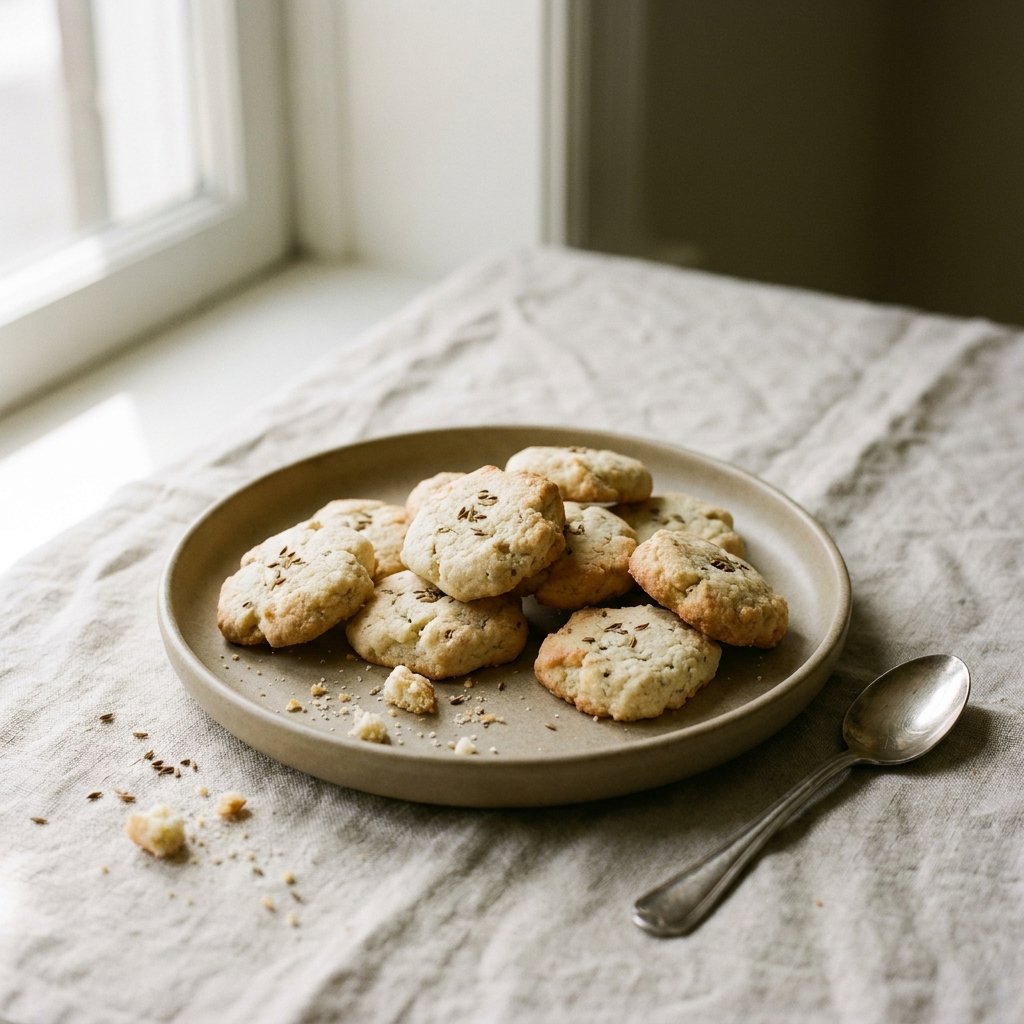 Biscotti all'Anice plated for the Gusta Recipe Book