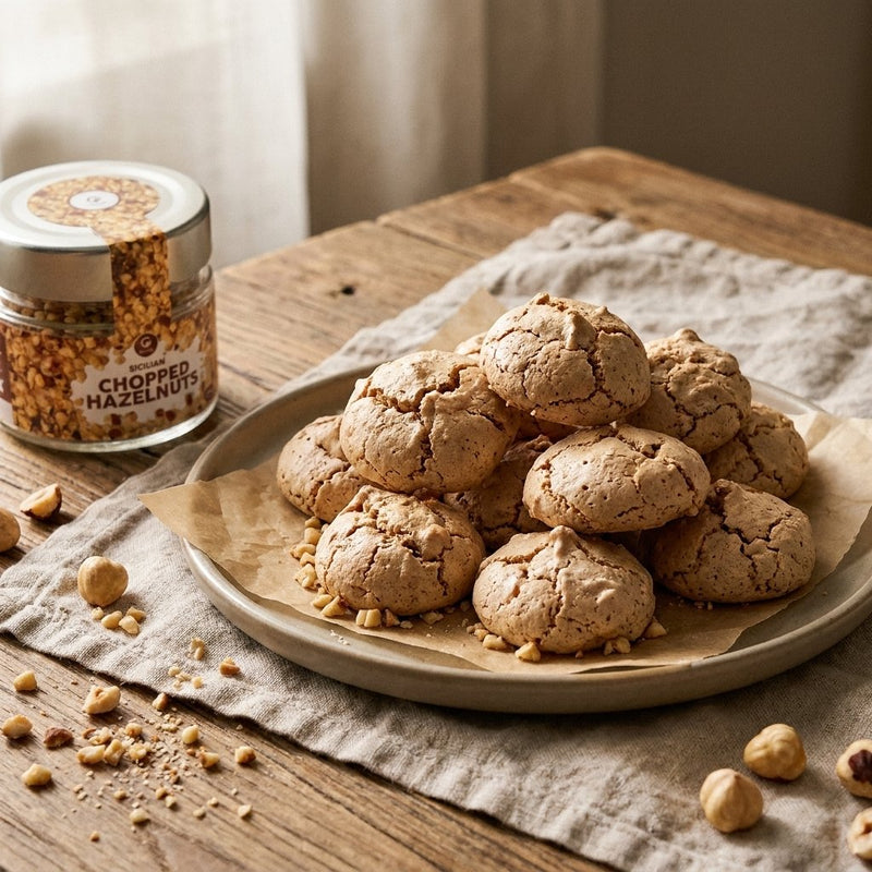 Brutti ma Buoni plated for the Gusta Recipe Book