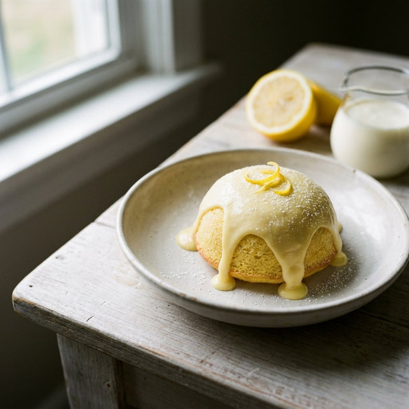 Delizia al Limone glazed lemon sponge domes