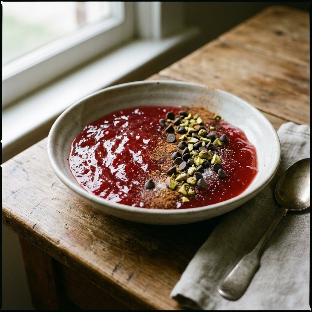 Gelo di Anguria Sicilian watermelon pudding with chocolate chips
