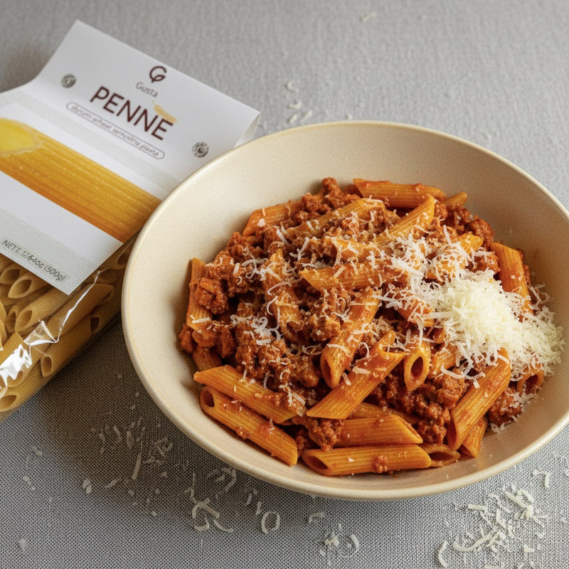 Pasta alla Bolognese with Gusta Penne Rigate