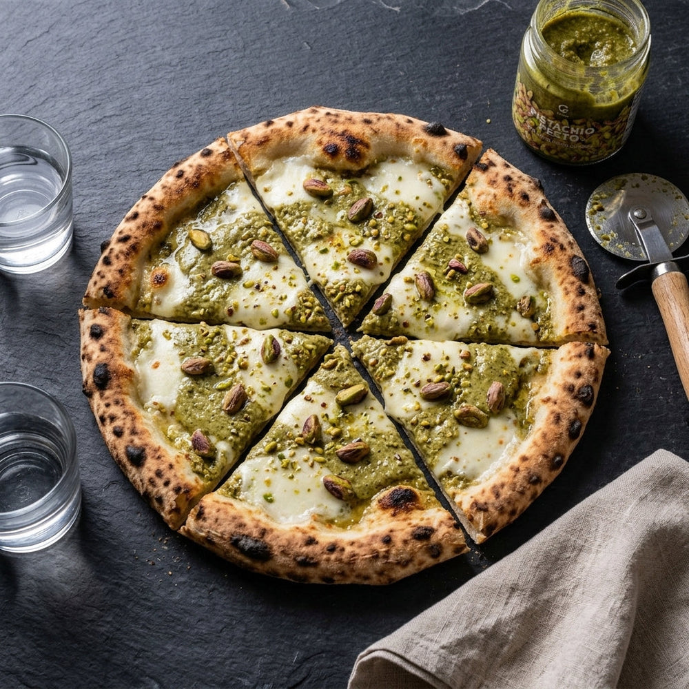 Pizza Bianca al Pistacchio