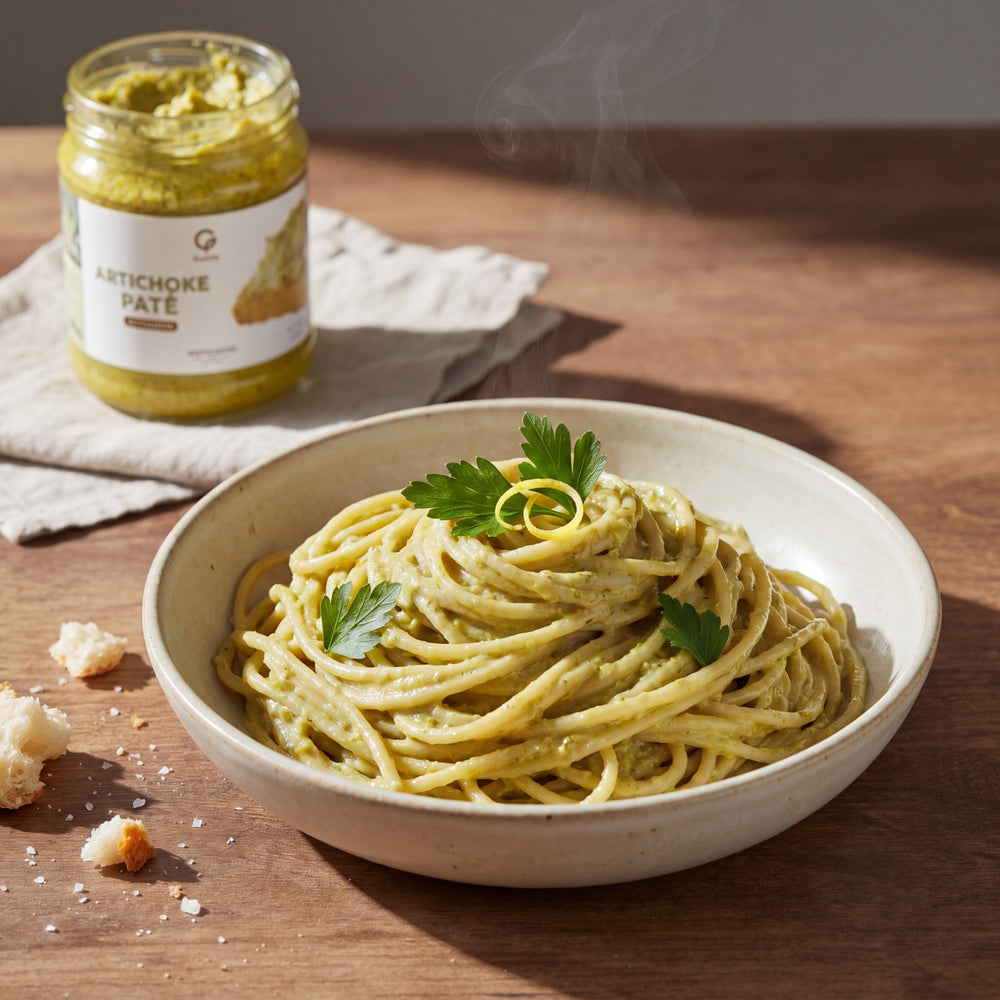 Spaghetti al Patè di Carciofi