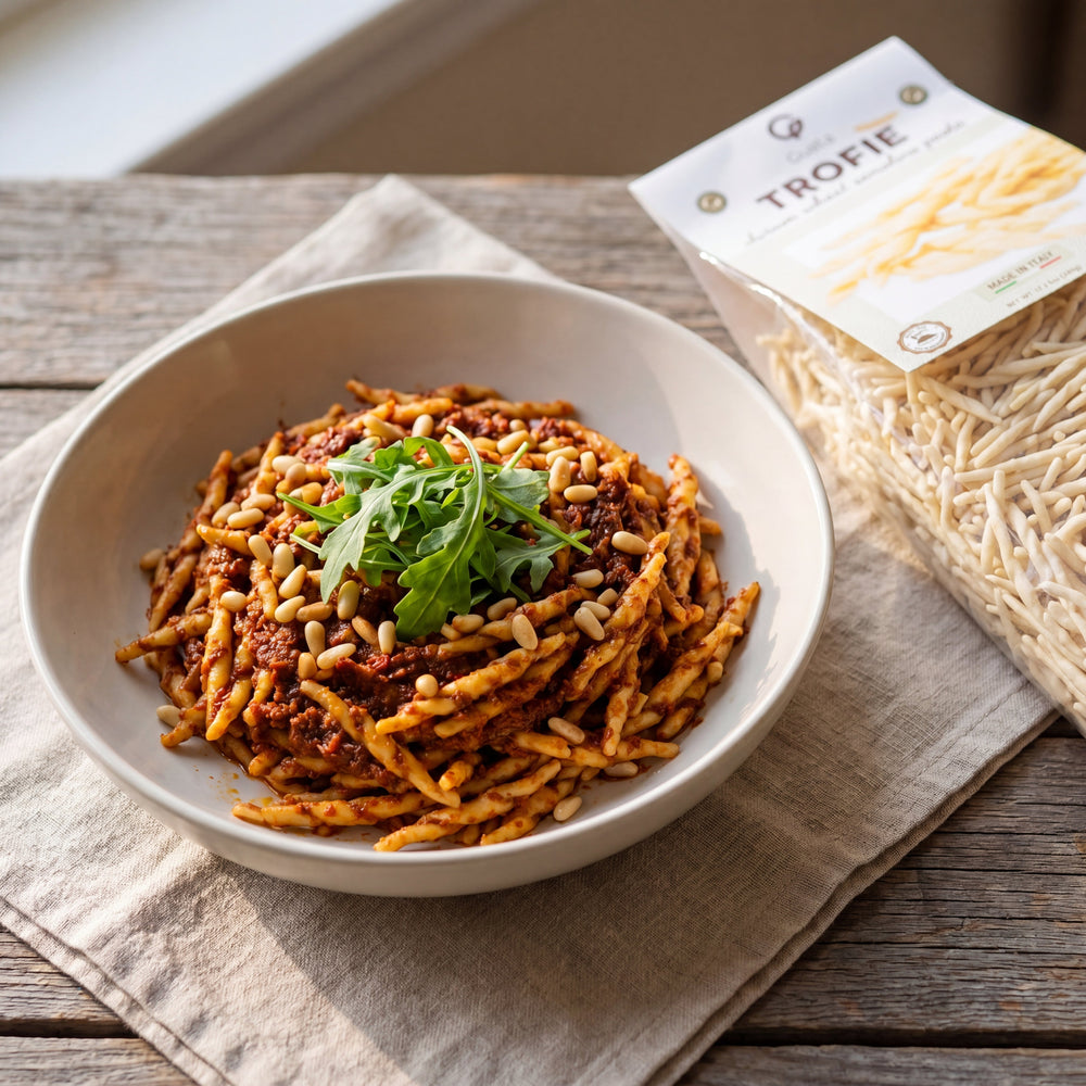 Trofie al Pesto Rosso