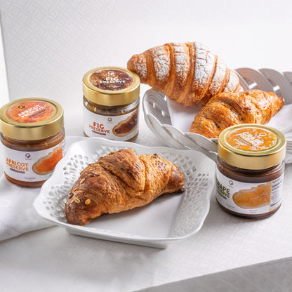 Gusta Assorted Jam Preserves - Grape, Figs, Apricot