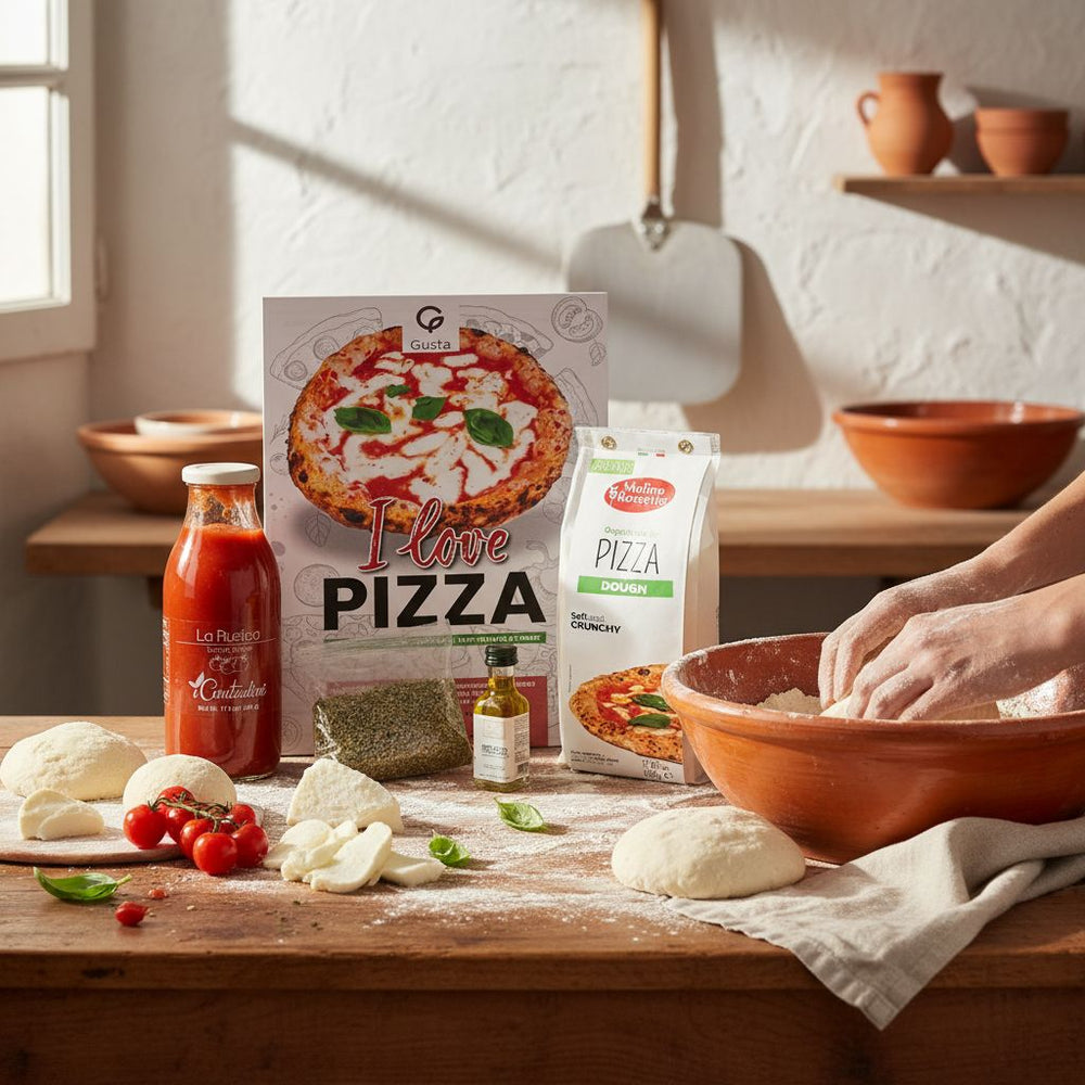 Gusta Pizza Meal Kit with authentic 00 Italian flour