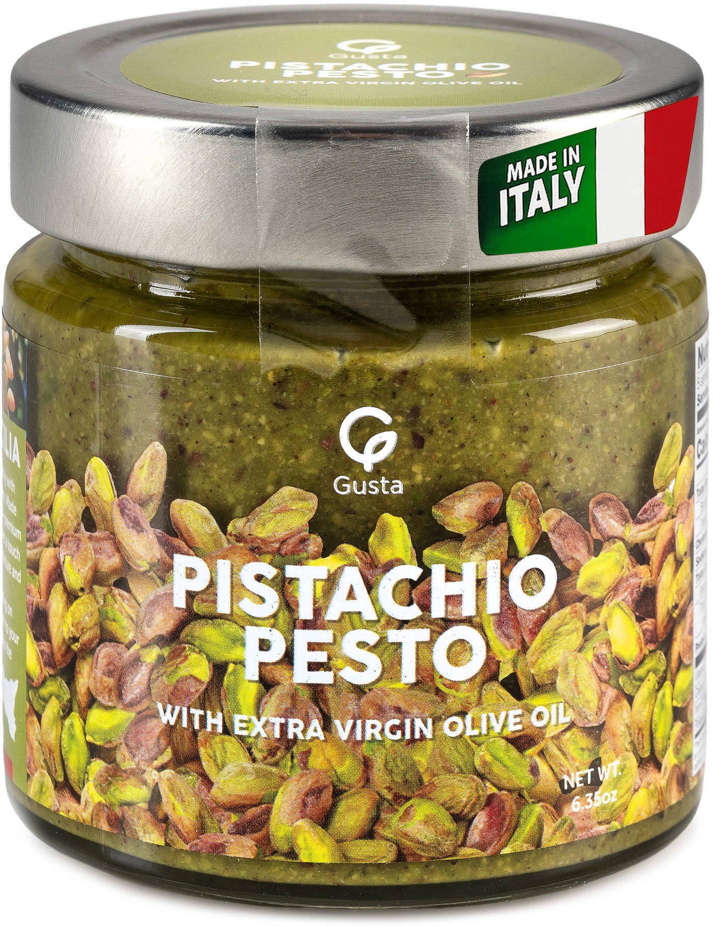 Gusta pistachio pesto only 3 ingredients