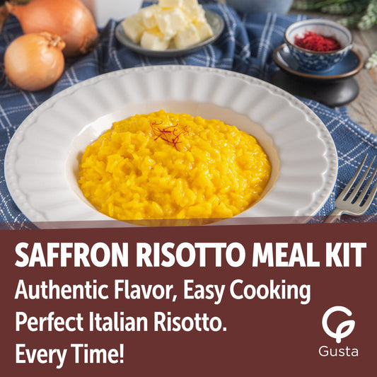 Gusta Risotto alla Milanese Meal Kit - Makes 5 Meals with Recipe Booklet