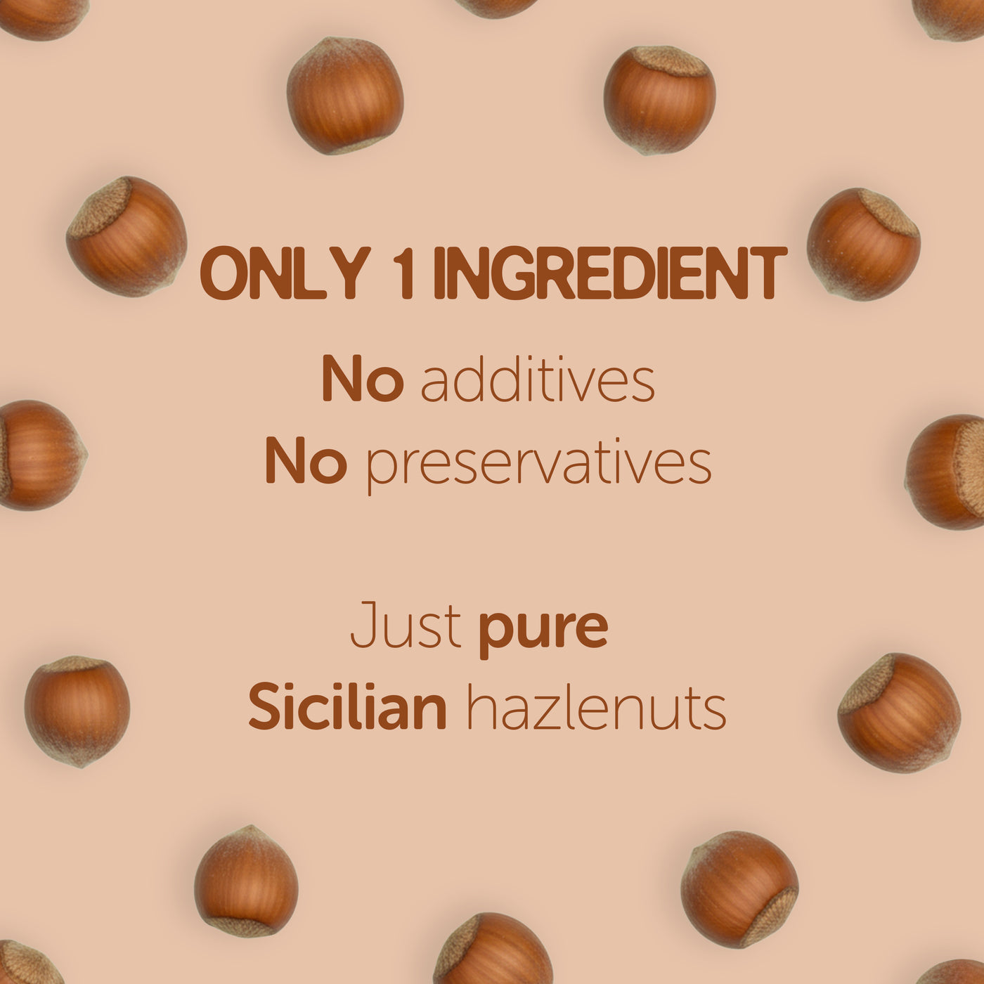 Gusta chopped hazelnuts for desserts and baking