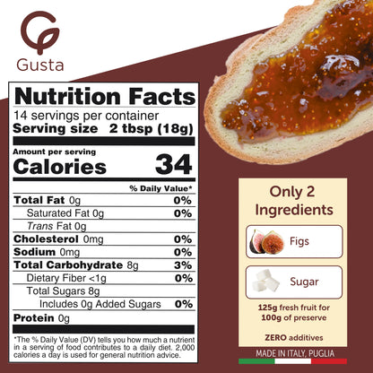 Gusta Figs Jam Preserve