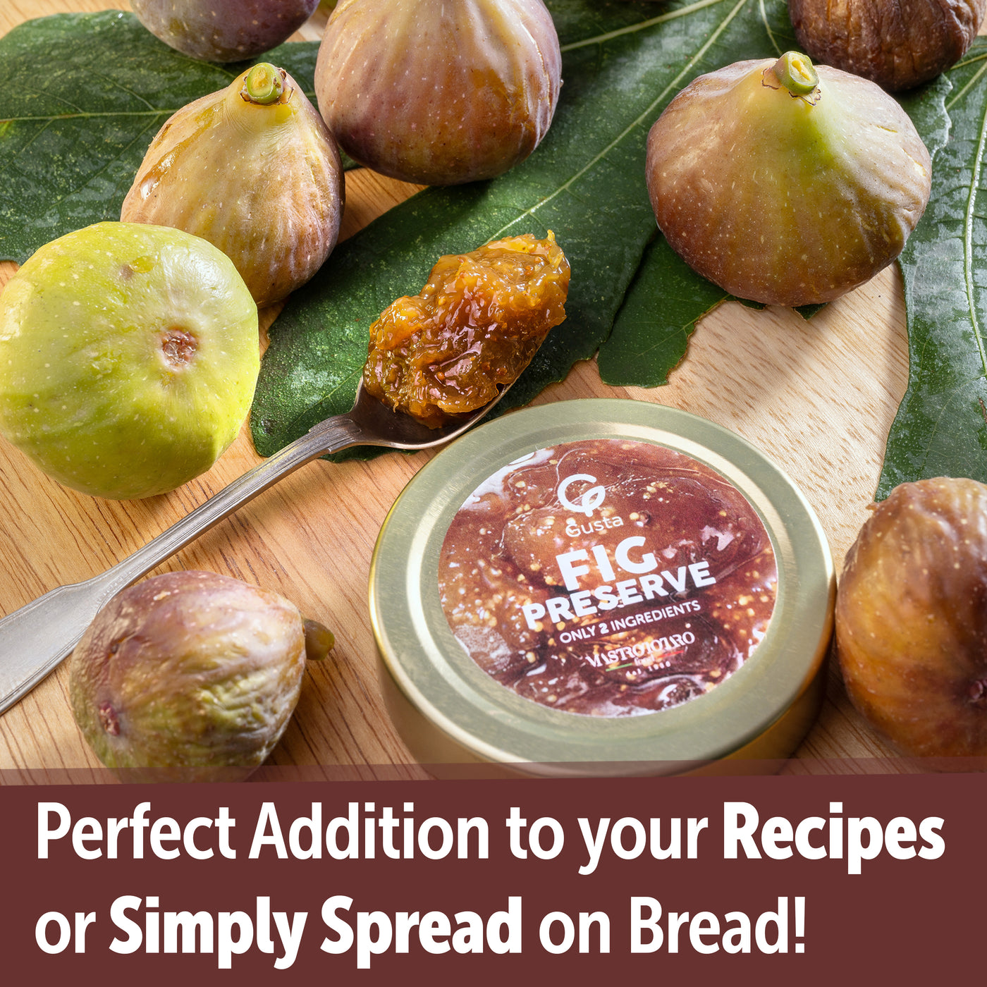 Gusta fig jam texture rich earthy