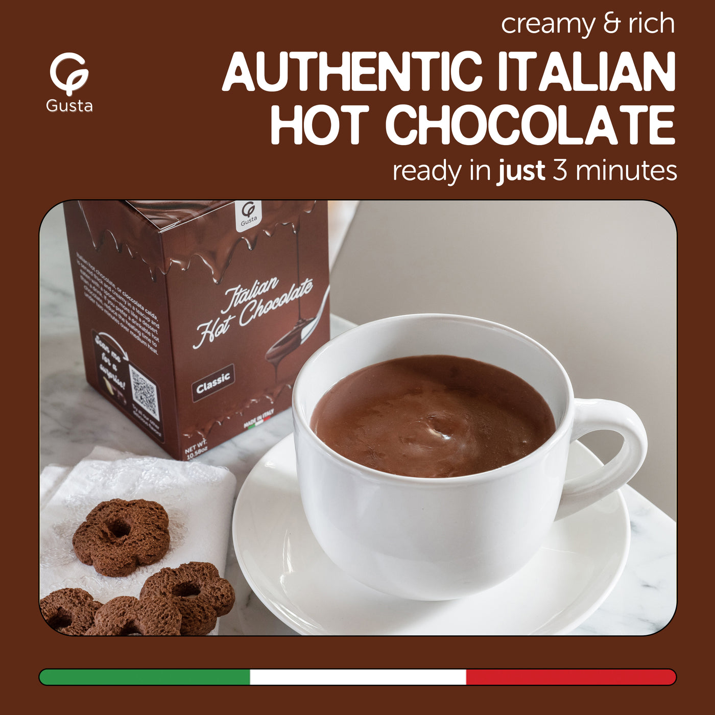 Gusta classic hot chocolate mix ingredients