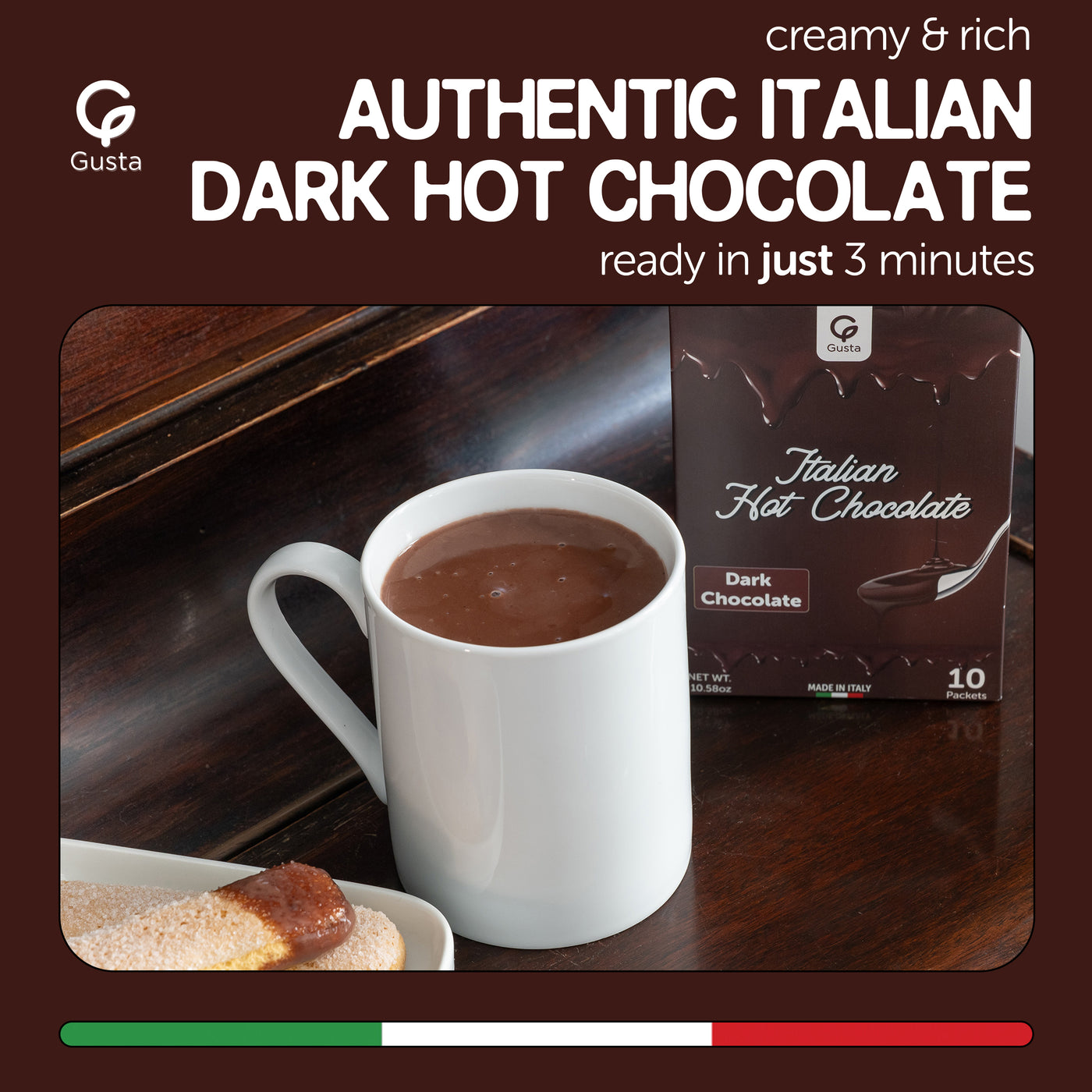 Gusta dark chocolate mix ingredients