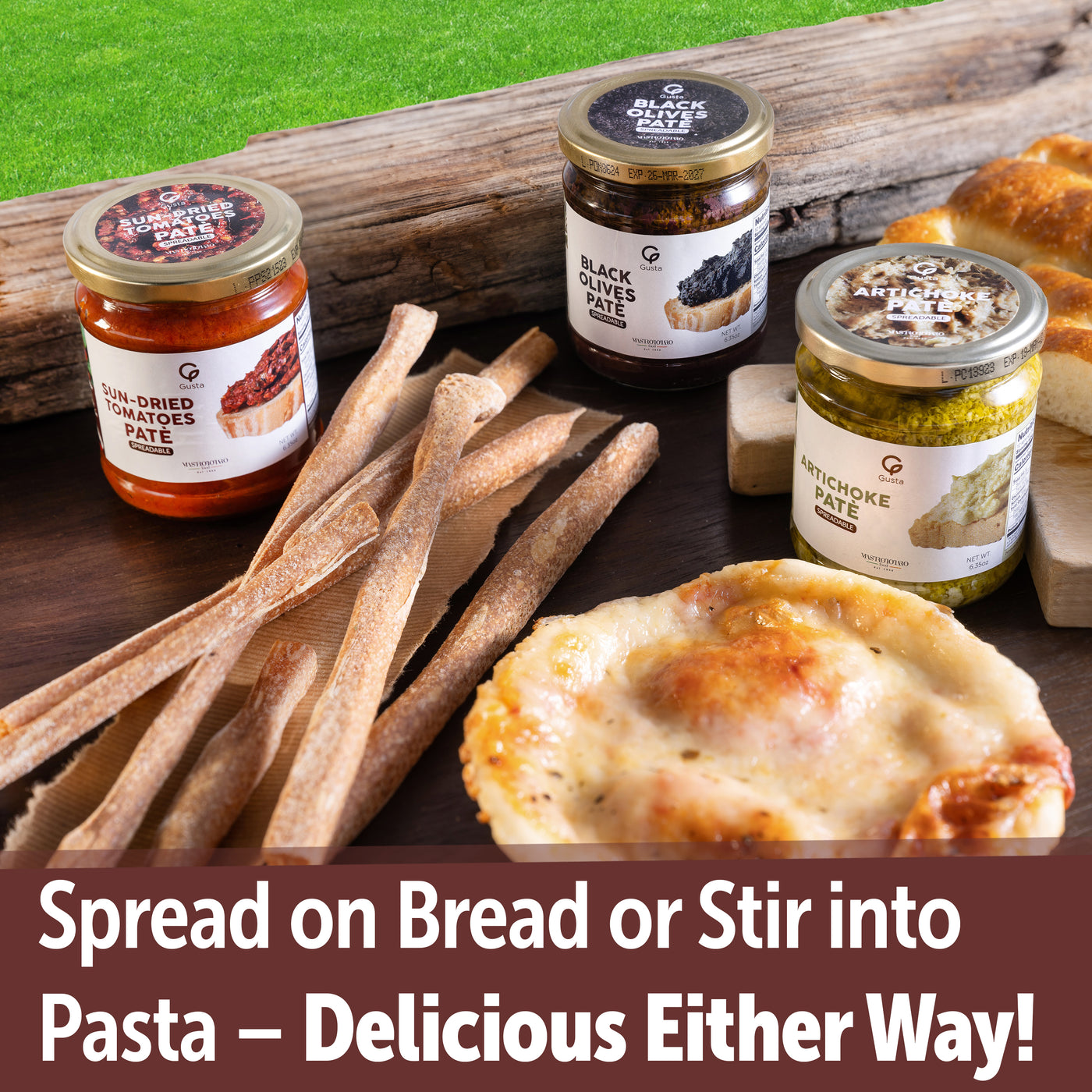 Gusta spreadable pates ingredients