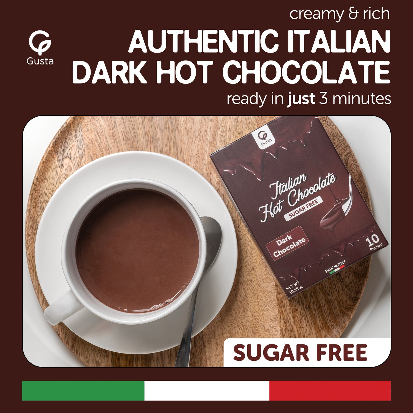Hot Sugar-Free Dark Chocolate Mix