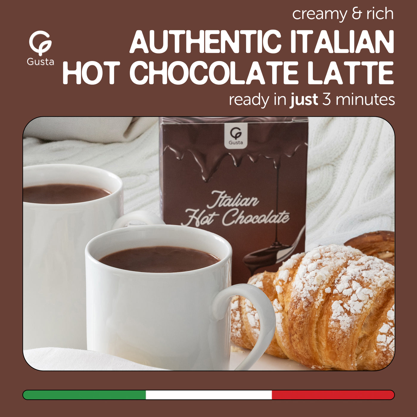Gusta chocolate latte mix ingredients
