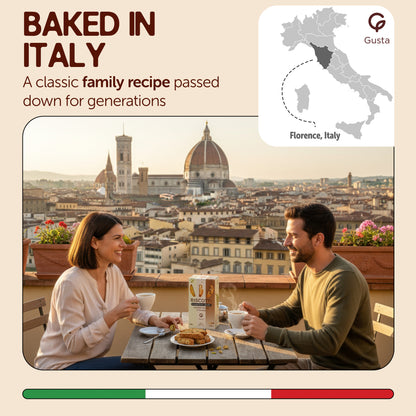 Gusta Sample Pack - Authentic Biscotti Cookies Made in Tuscany, Italy