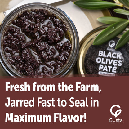 Gusta Black Olives Spreadable Pate