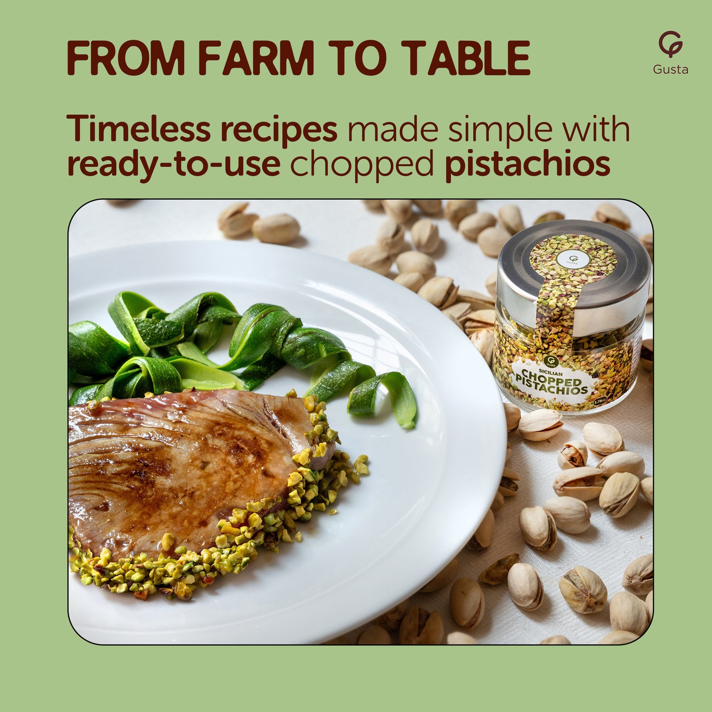 Gusta Chopped Pistachios
