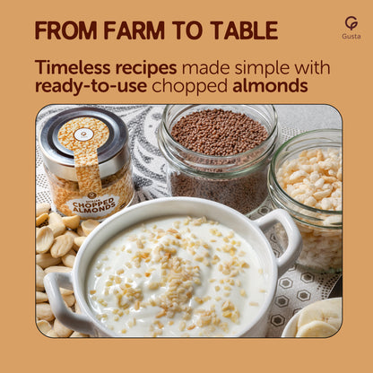 Gusta Chopped Almonds