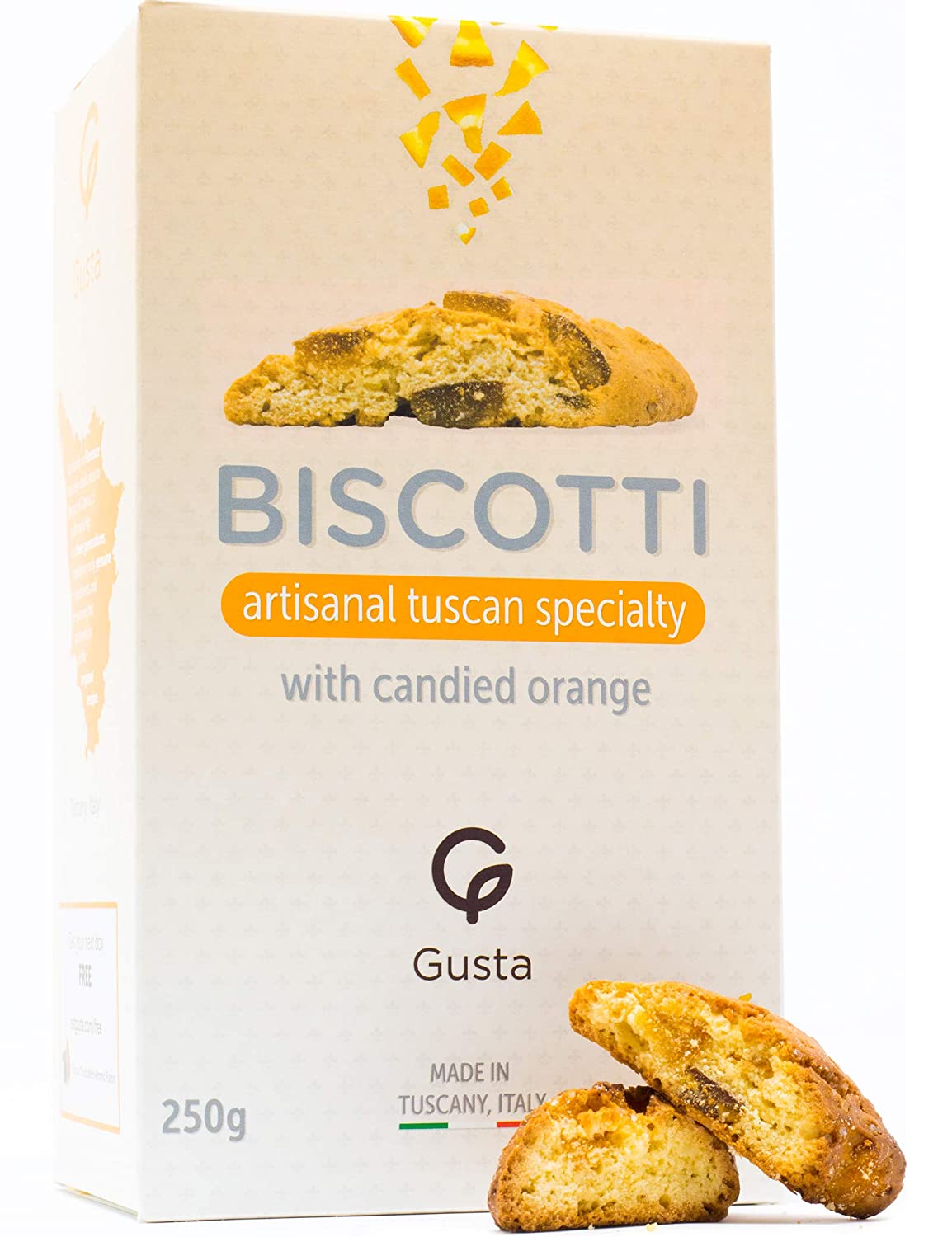 Gusta Authentic Biscotti Cookies Made in Tuscany, Italy - Variety-Pack (6 Boxes) 3.3 lbs