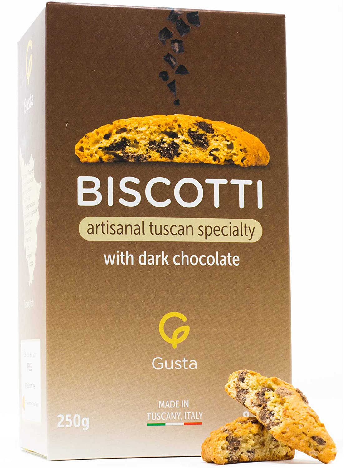 Gusta assorted biscotti cookies close-up